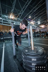 Allenamento ibrido - Sled Push
